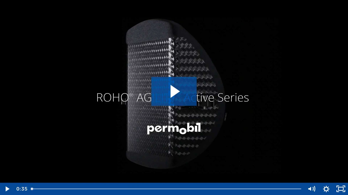 ROHO® AGILITY® ACTIVE ALUMINUM Min & Mid Contour Back Support