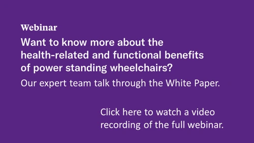 Click to here to get to the recording of the webinar on the White Paper on Power Standing